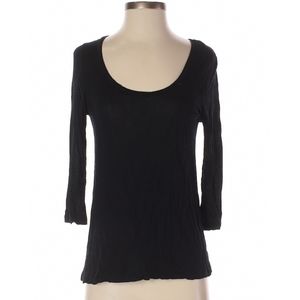 Black 3/4 Sleeve Shirt